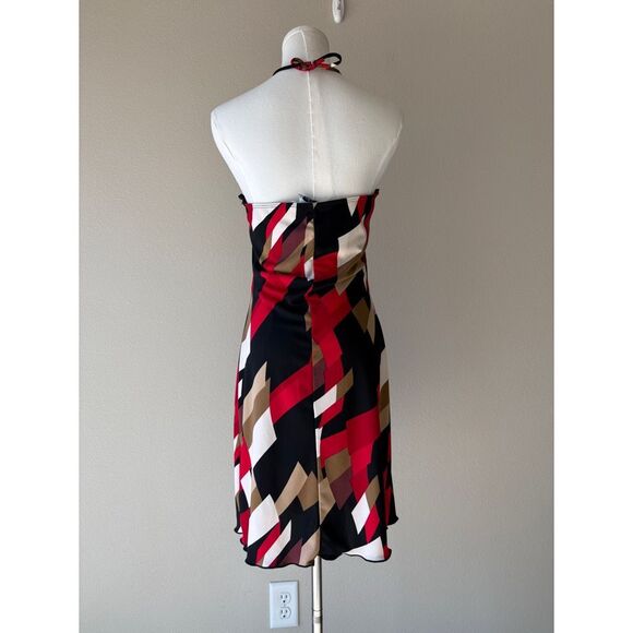 rhapsody y2k Red and black midi halter dress with a retro vibe - Picture 4 of 7